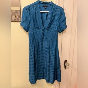 Banana Republic silk teal dress size 0